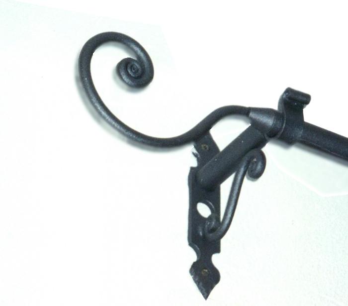 Bastone per tende modello Giotto in ferro battuto